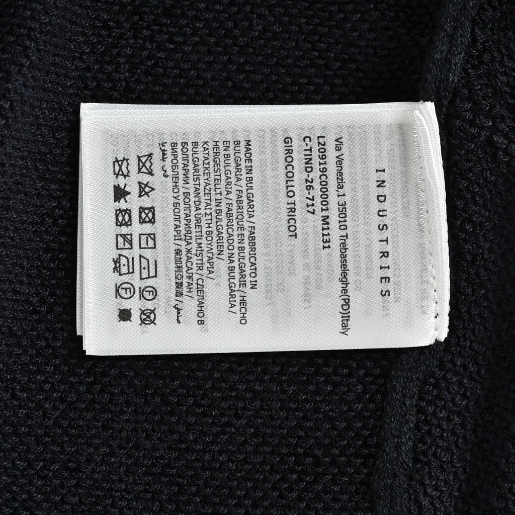 Moncler MC Sleeve Zip Pocket Two-Tone Crew Neck Sweatshirt — Black