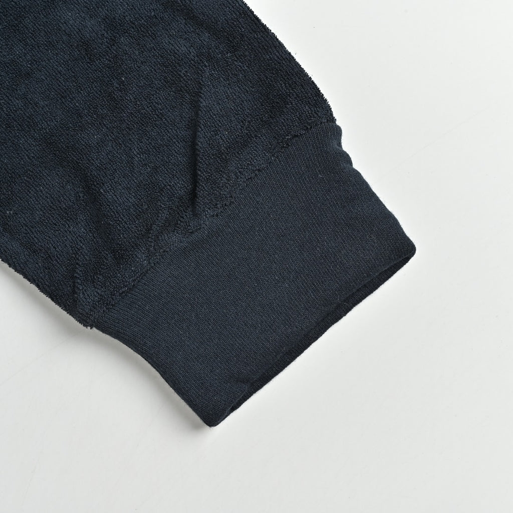 Moncler MC Terry Cloth Flocked Arch Logo Long Sleeve T-Shirt