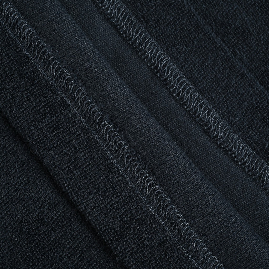Moncler MC Terry Cloth Flocked Arch Logo Long Sleeve T-Shirt