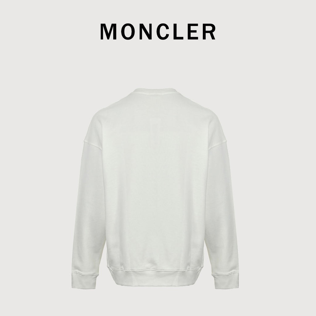 Moncler 26SS Chest Grenoble Man Logo Crew Neck Sweatshirt