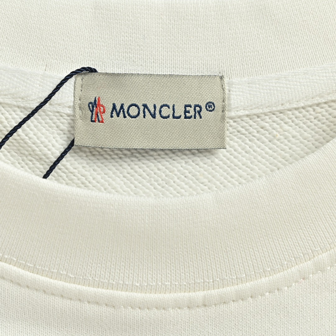 Moncler 26SS Chest Grenoble Man Logo Crew Neck Sweatshirt