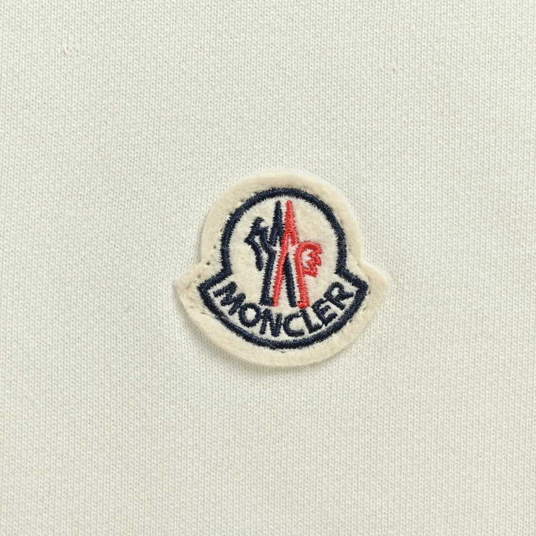 Moncler 26SS Classic Badge Embroidered Logo Crew Neck Sweatshirt