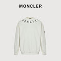 Moncler 26SS Collar Arc Letter Logo Crew Neck Sweatshirt