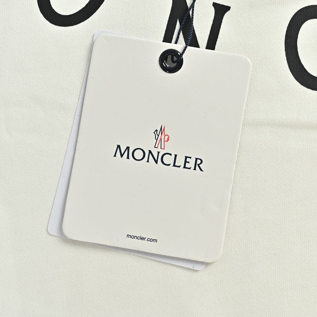Moncler 26SS Collar Arc Letter Logo Crew Neck Sweatshirt