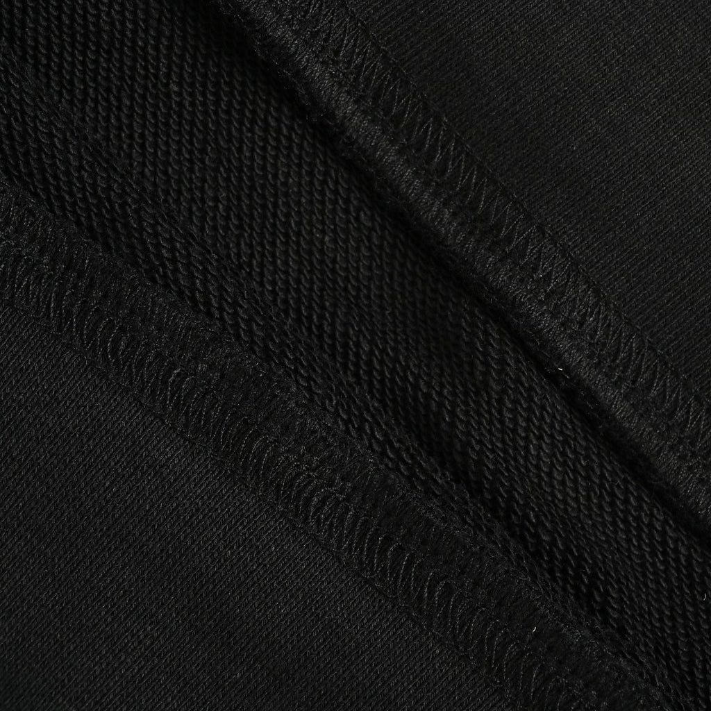 Moncler 26SS Archive Artistic Script Logo Crew Neck Sweatshirt — Black