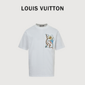 Louis Vuitton 2026SS Crown Embroidery Short Sleeve T-Shirt White