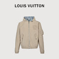 Louis Vuitton LV Monogram Reversible Windbreaker Hooded Jacket