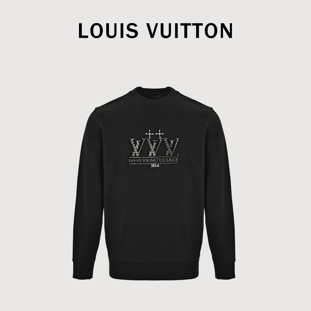 Louis Vuitton LV Beaded Embroidered Sweatshirt