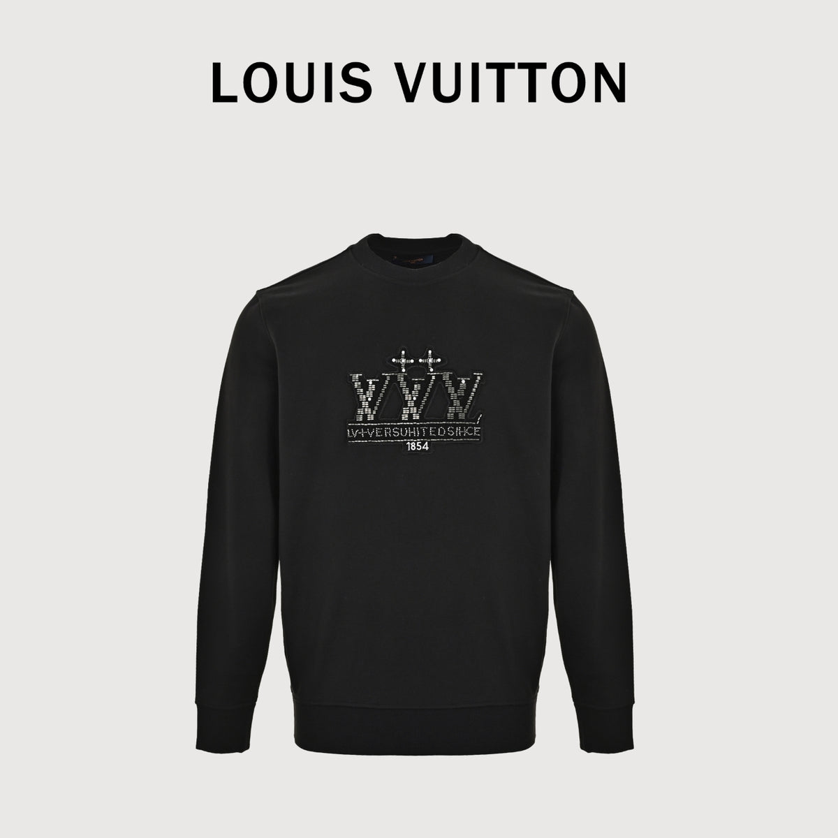 Louis Vuitton LV Beaded Embroidered Sweatshirt