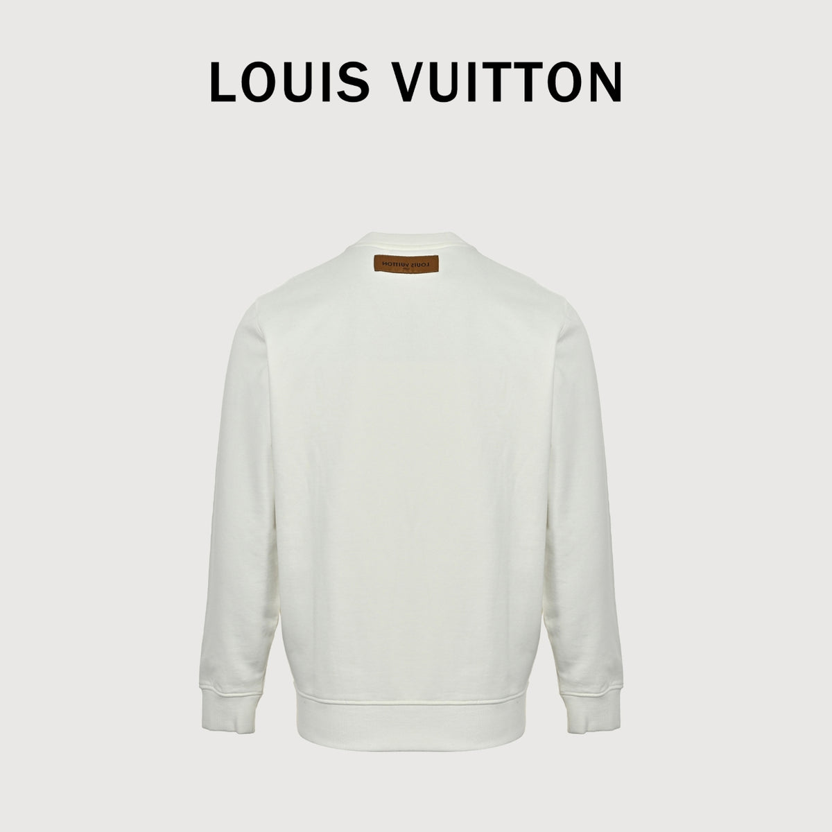Louis Vuitton LV Beaded Embroidered Sweatshirt - White