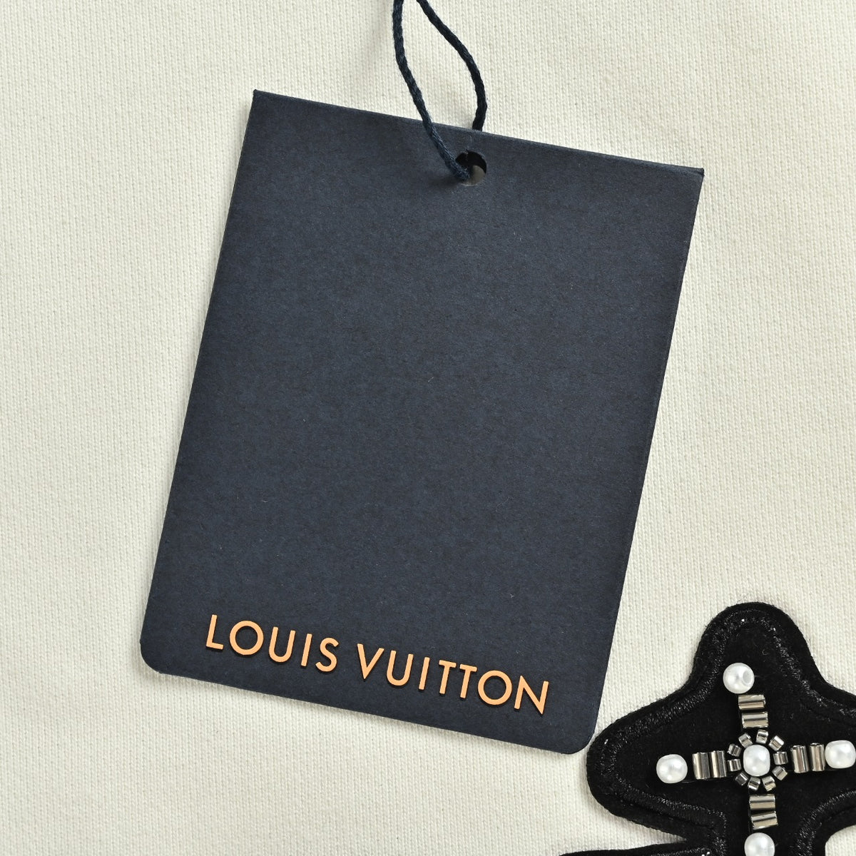 Louis Vuitton LV Beaded Embroidered Sweatshirt - White