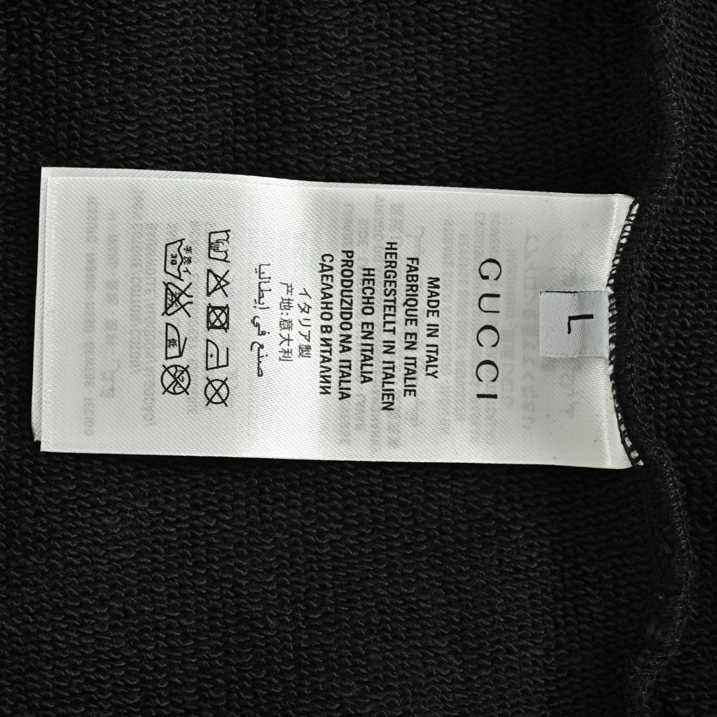 Gucci 26FW 3D Embroidered GG Hoodie - Black