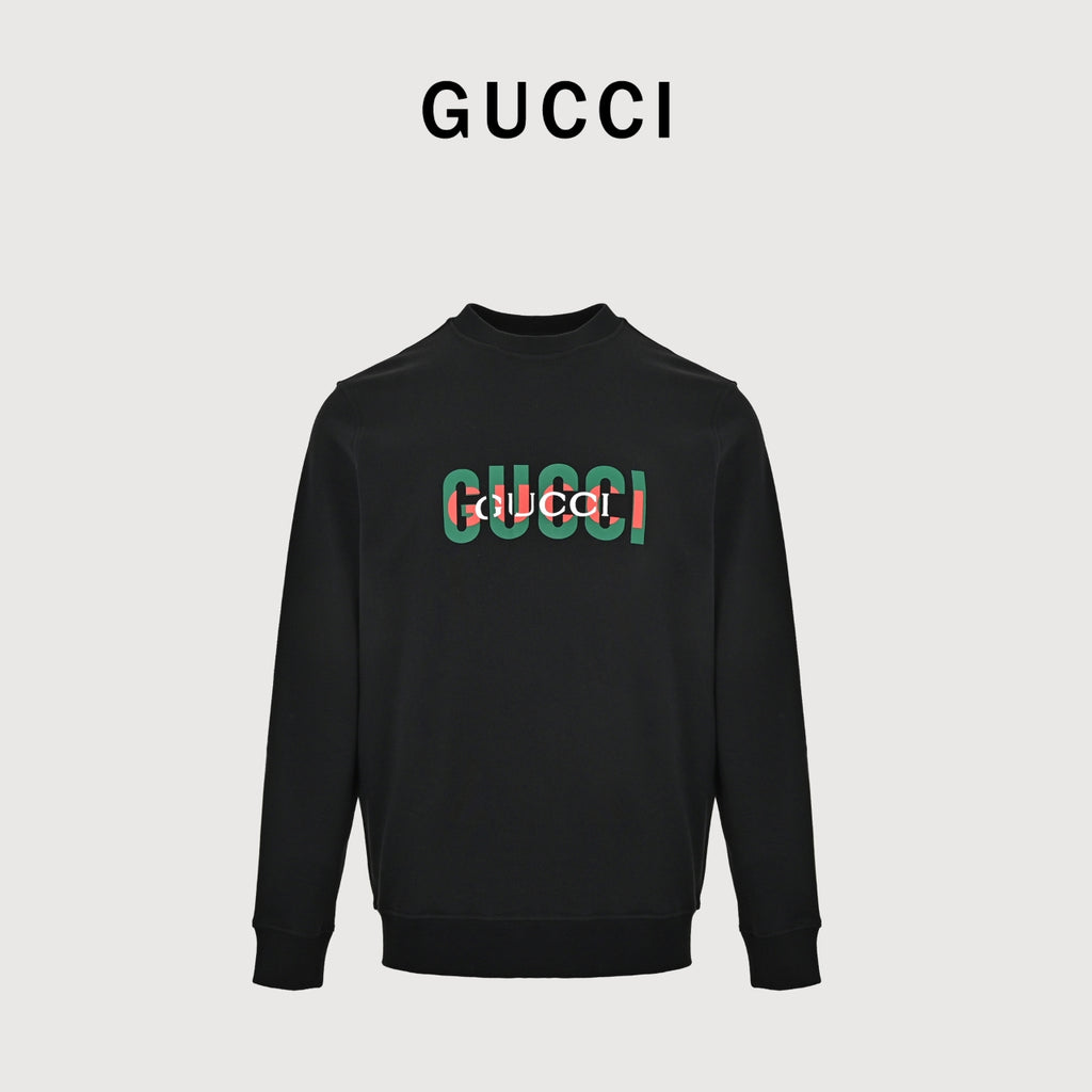 Gucci 26F Vintage Letter Sweatshirt - White