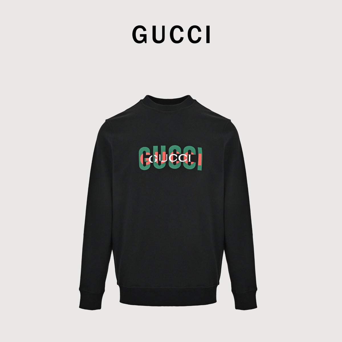 Gucci 26F Vintage Letter Sweatshirt - White