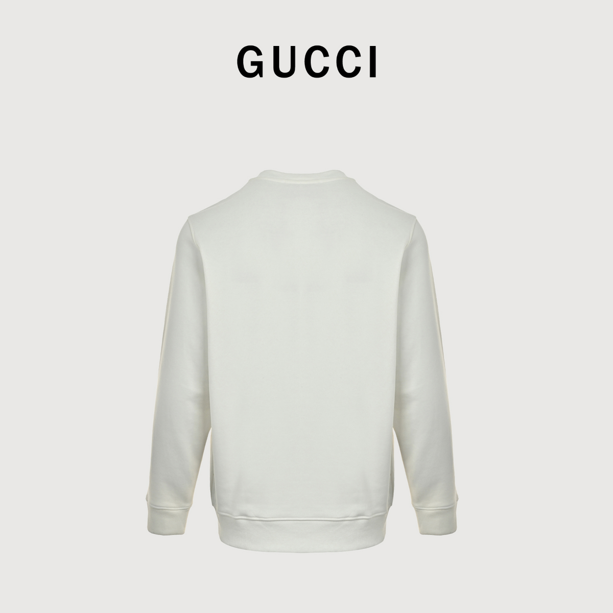 Gucci 26F Vintage Letter Sweatshirt - White