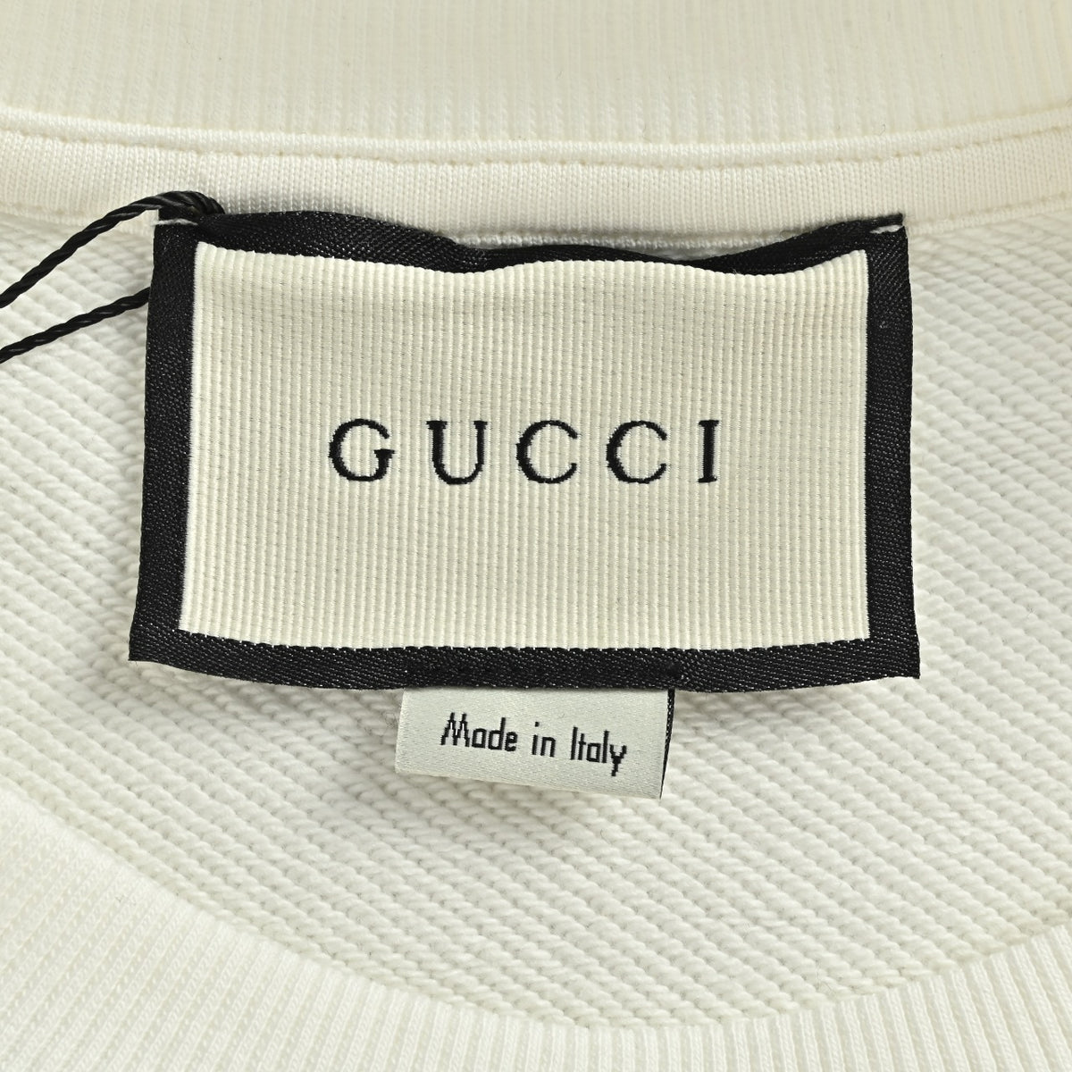 Gucci 26F Vintage Letter Sweatshirt - White