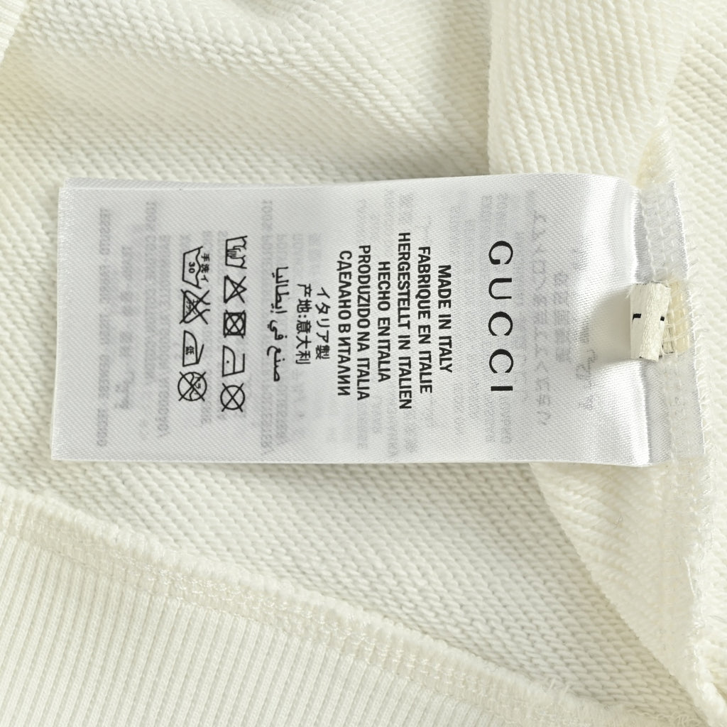 Gucci 26F Vintage Letter Sweatshirt - White