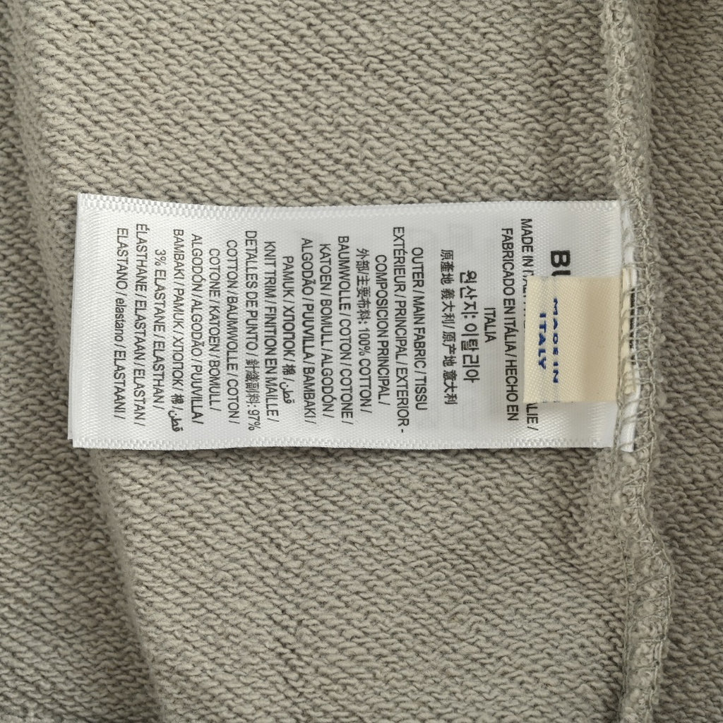 Gucci 26F Vintage Letter Print Crew Neck Sweatshirt Grey