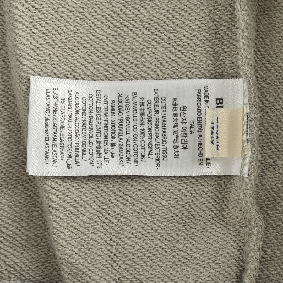 Gucci 26F Vintage Letter Print Crew Neck Sweatshirt Grey