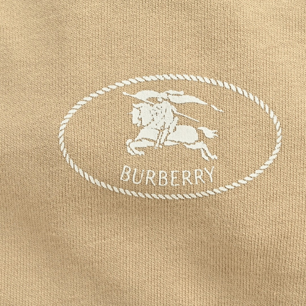 Burberry 25FW Back Pocket Equestrian Knight Cross-Stitch Embroidery Jogger Trousers Khaki
