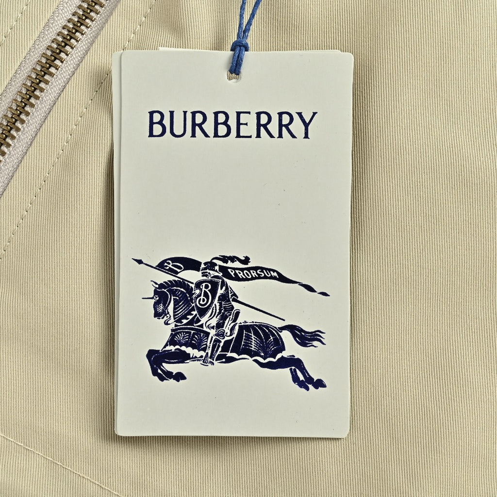 Burberry 26SS Sleeve Equestrian Knight Embroidery Spread Collar Jacket Sand