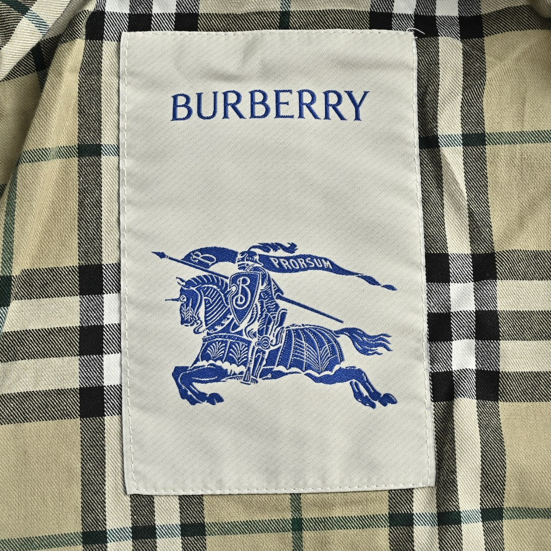 Burberry 26SS Sleeve Equestrian Knight Embroidery Spread Collar Jacket Sand