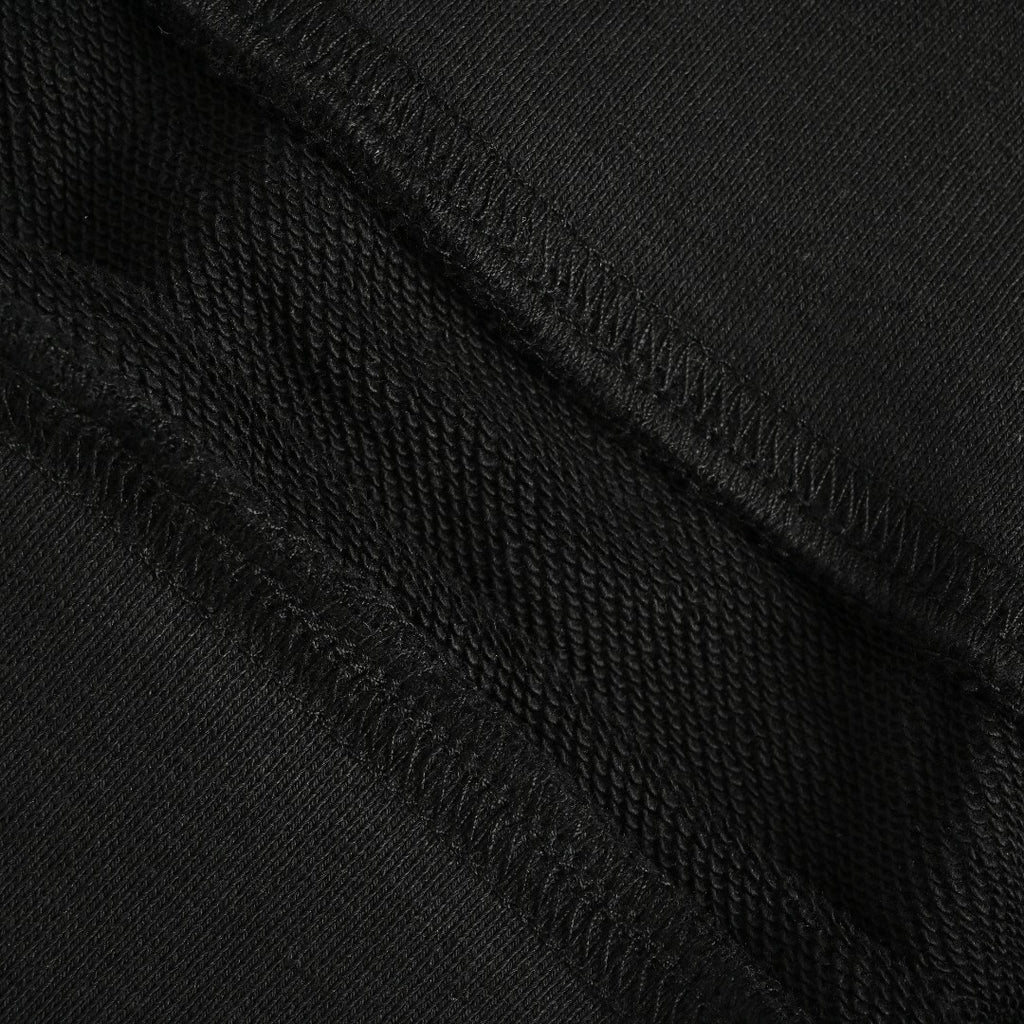 Moncler 26SS Contrast Color Large Logo Crew Neck Sweatshirt Black