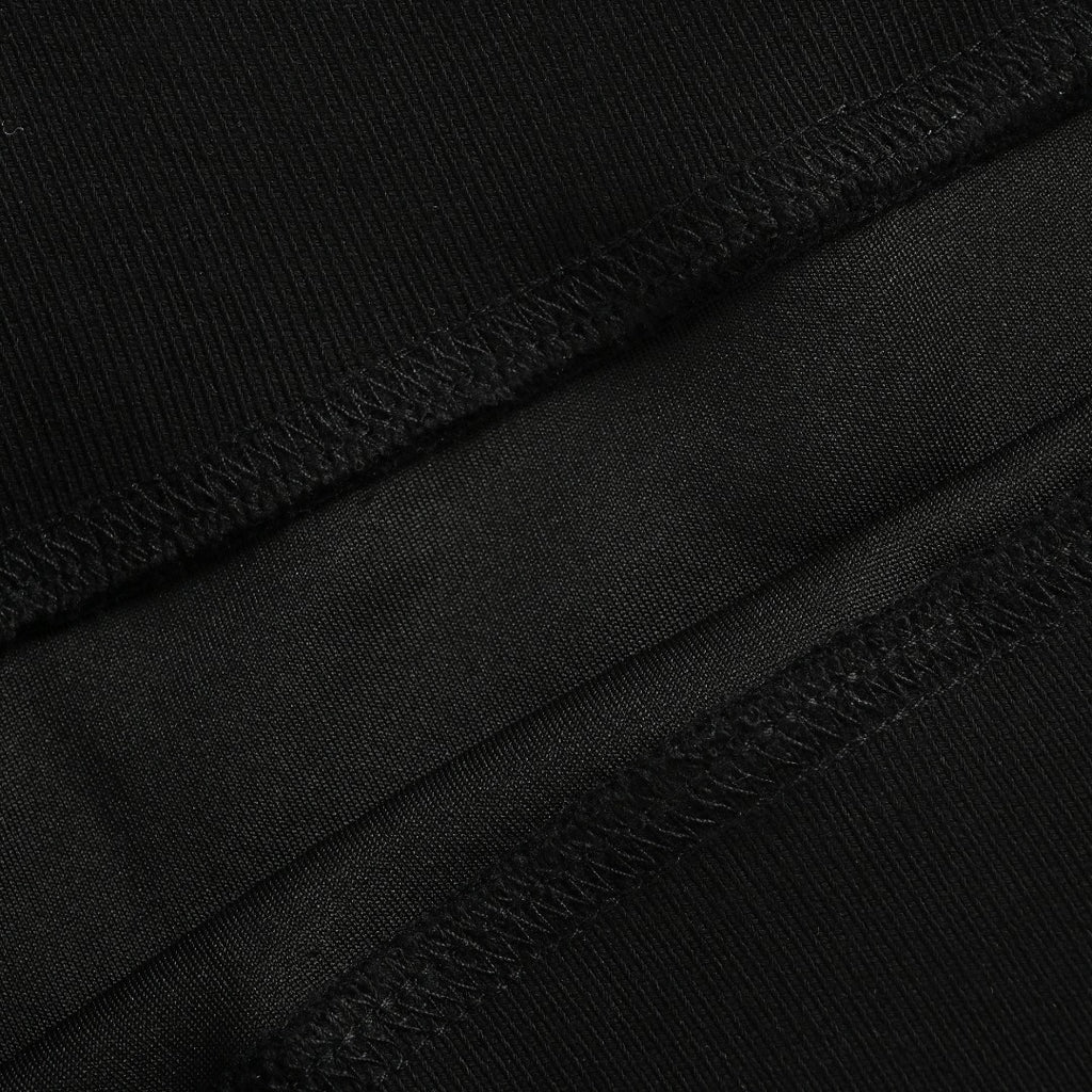 Prada Re-Nylon Chest Patch Pocket Triangle Logo Crew Neck Sweatshirt Black