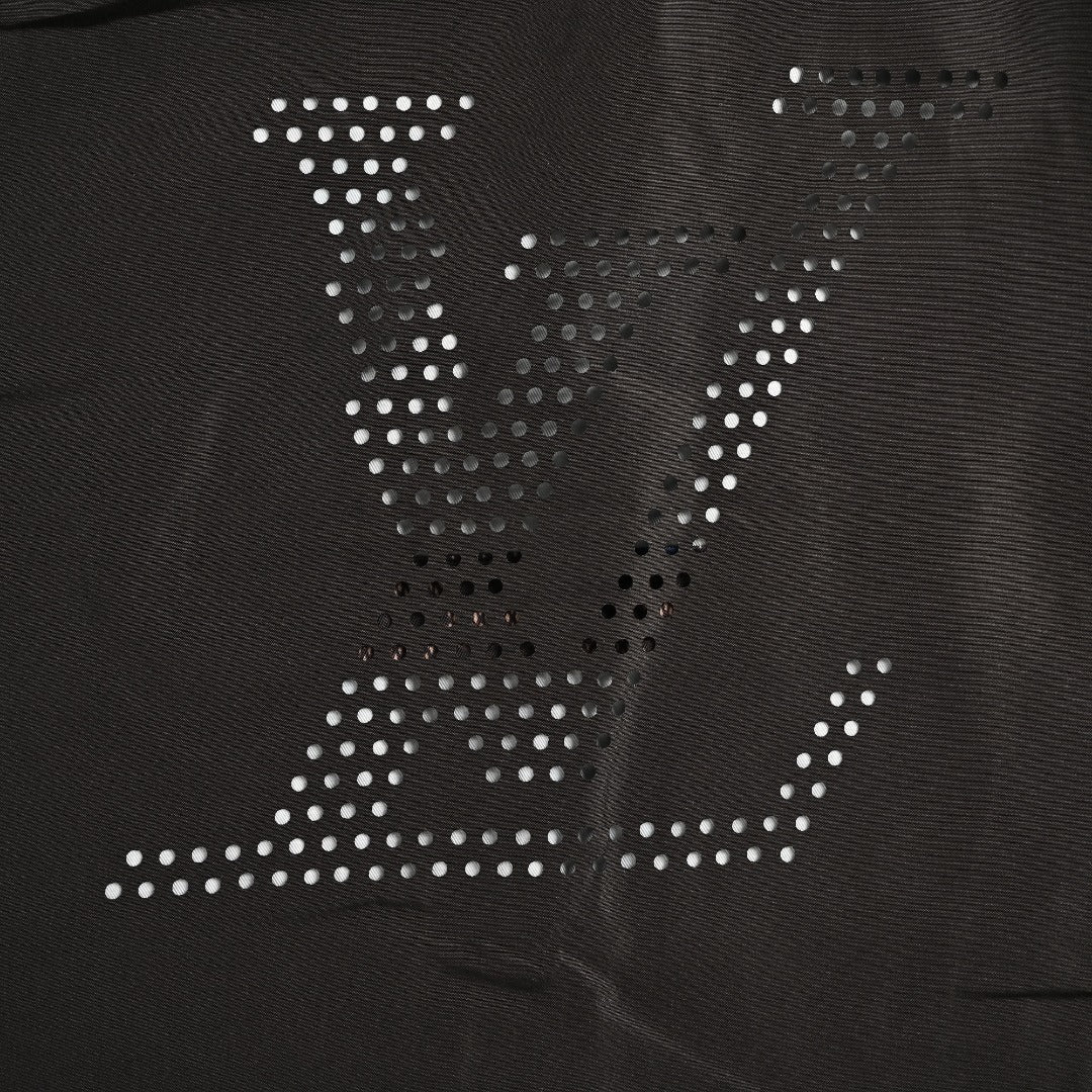 Louis Vuitton LV 26FW Damier Checkerboard Polka Dot Hooded Windbreaker Jacket Dark Brown