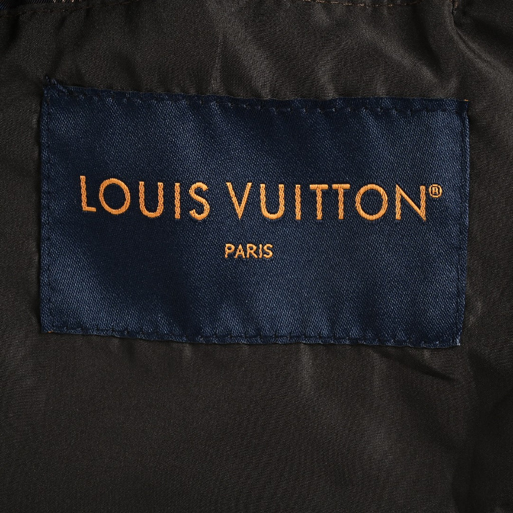 Louis Vuitton LV 26FW Damier Checkerboard Polka Dot Hooded Windbreaker Jacket Dark Brown