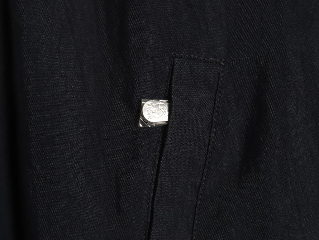 Brunello Cucinelli BC Travelwear Embroidered-Badge Stand-Collar Jacket - Black