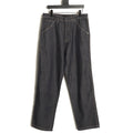 Prada PRD Rear-Pocket Triangle Detail Jeans - Dark Charcoal