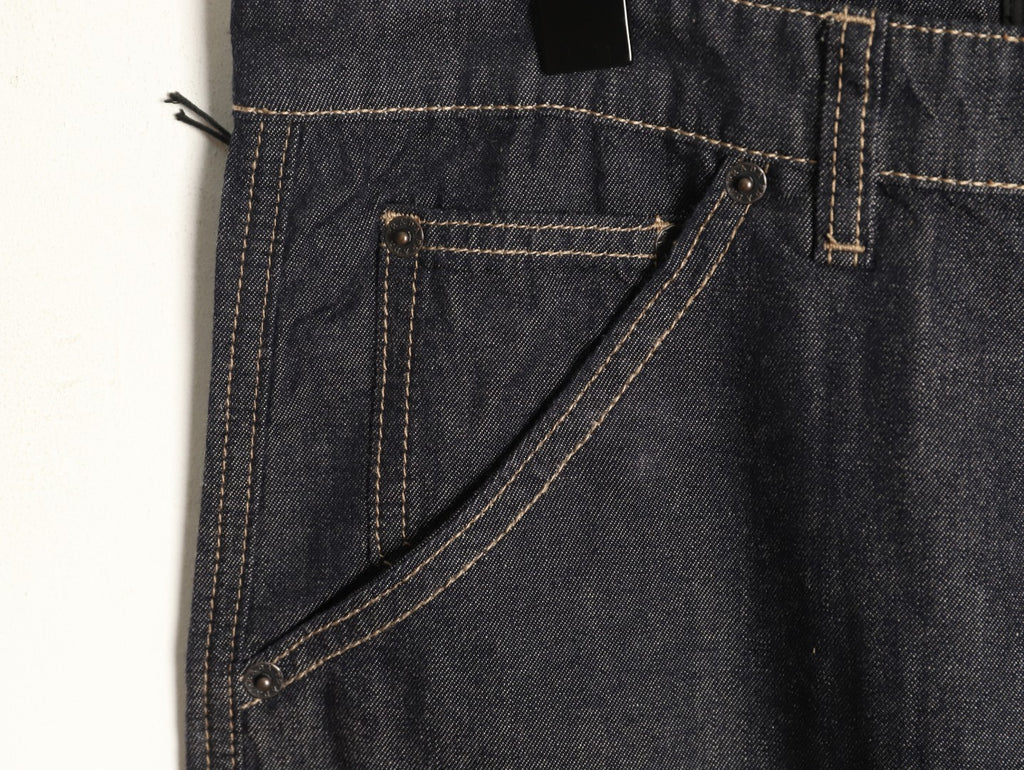 Prada PRD Rear-Pocket Triangle Detail Jeans - Dark Charcoal