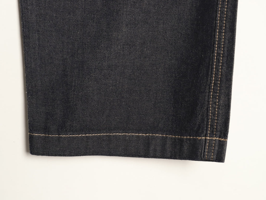 Prada PRD Rear-Pocket Triangle Detail Jeans - Dark Charcoal