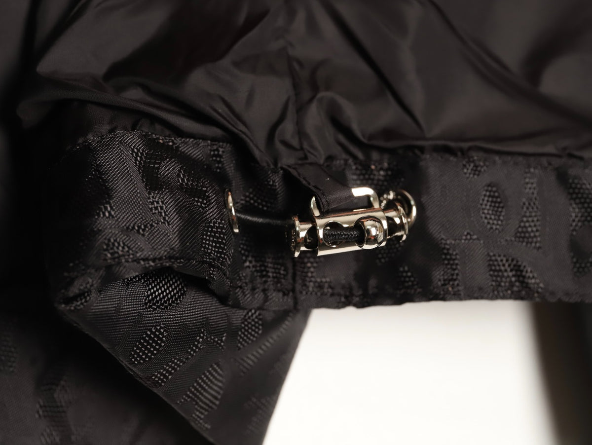 Dior CD 25SS Tonal Allover Jacquard Collared Jacket - Black