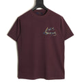 Louis Vuitton Watercolor Fireworks Graphic T-Shirt - Burgundy