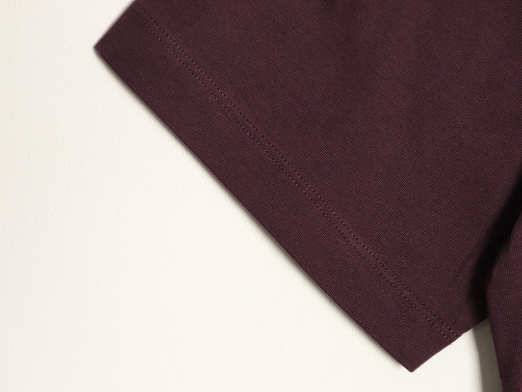 Louis Vuitton Watercolor Fireworks Graphic T-Shirt - Burgundy