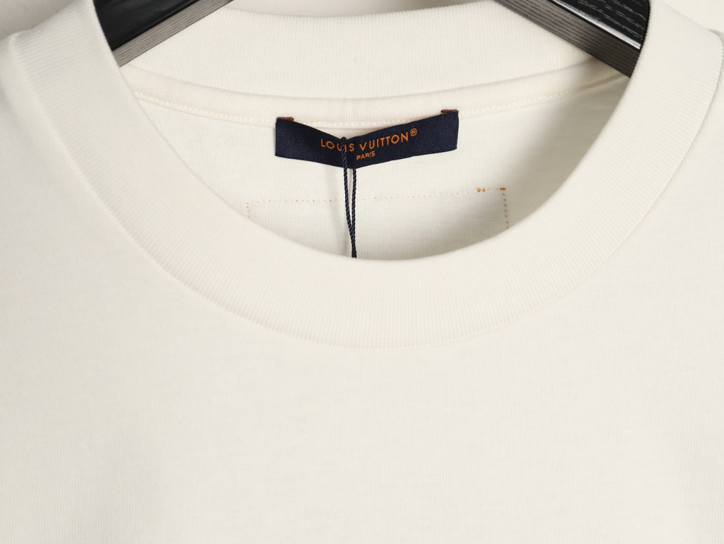 Louis Vuitton Melting Monogram Embroidered T-Shirt - Ivory