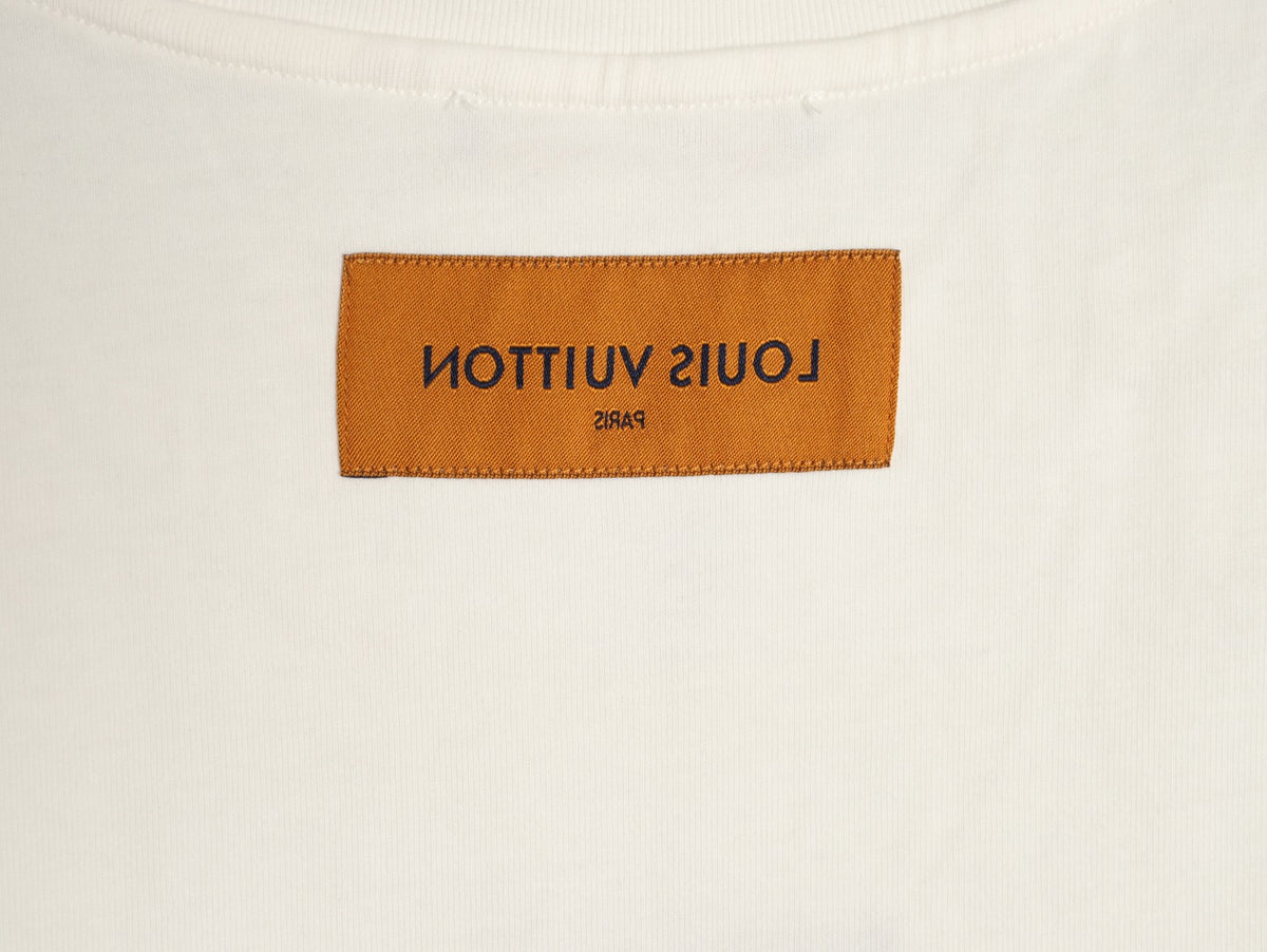 Louis Vuitton Melting Monogram Embroidered T-Shirt - Ivory
