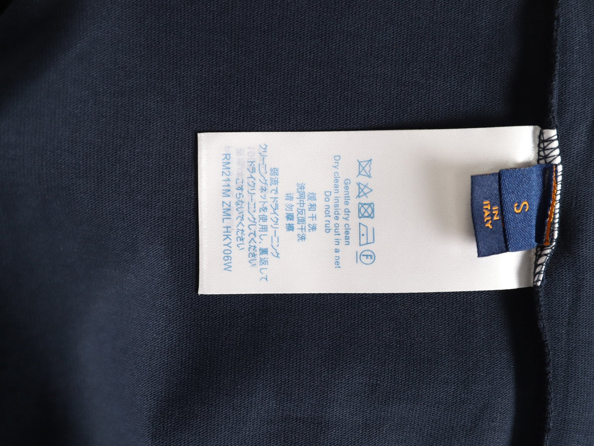 Louis Vuitton Melting Monogram Embroidered T-Shirt - Navy