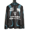 Acne Studios Bow Graphic Football Jersey Long-Sleeve Top - Black