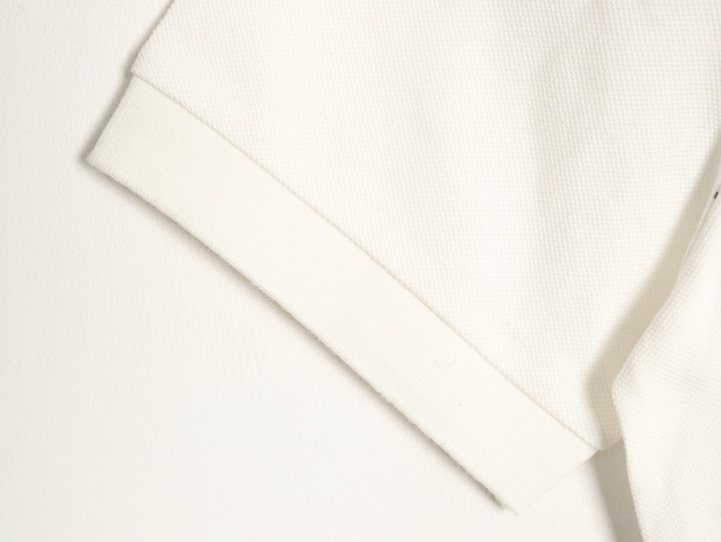 Gucci GG Embroidered Short-Sleeve Polo Shirt - White