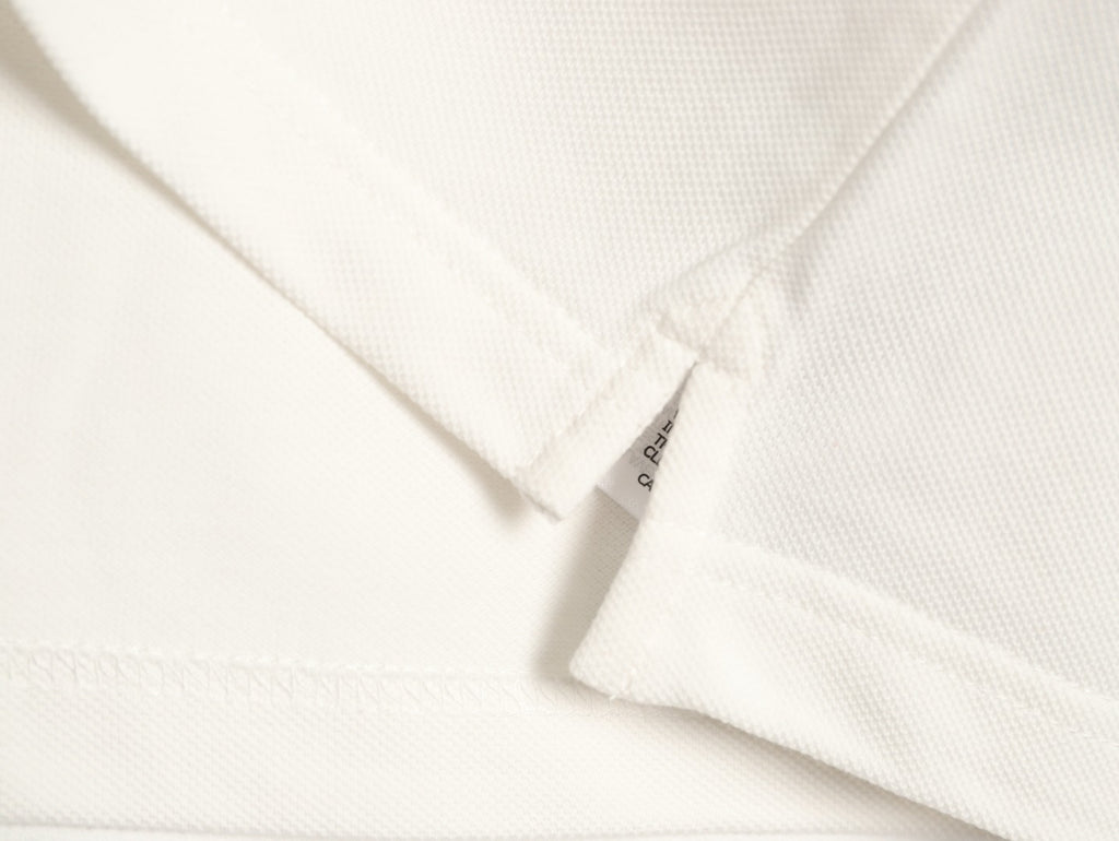 Gucci GG Embroidered Short-Sleeve Polo Shirt - White