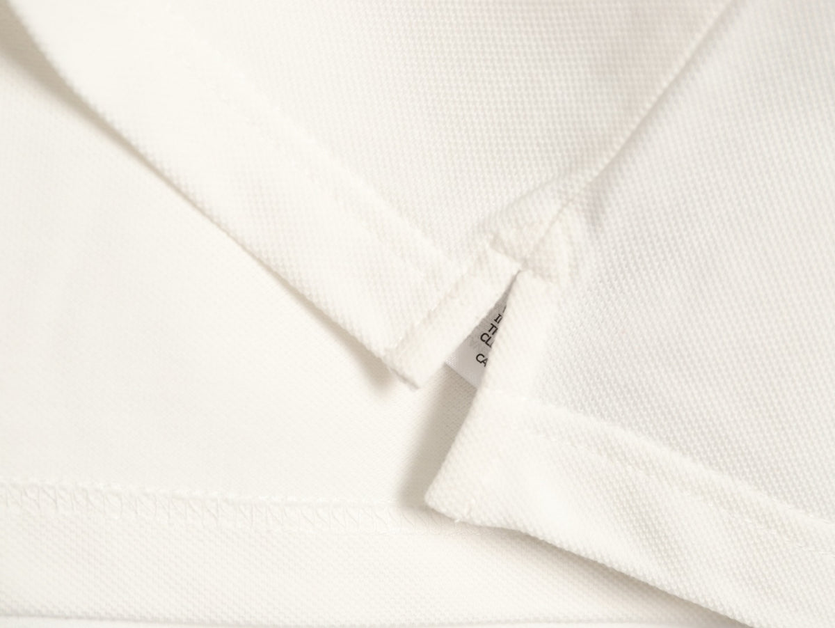 Gucci GG Embroidered Short-Sleeve Polo Shirt - White