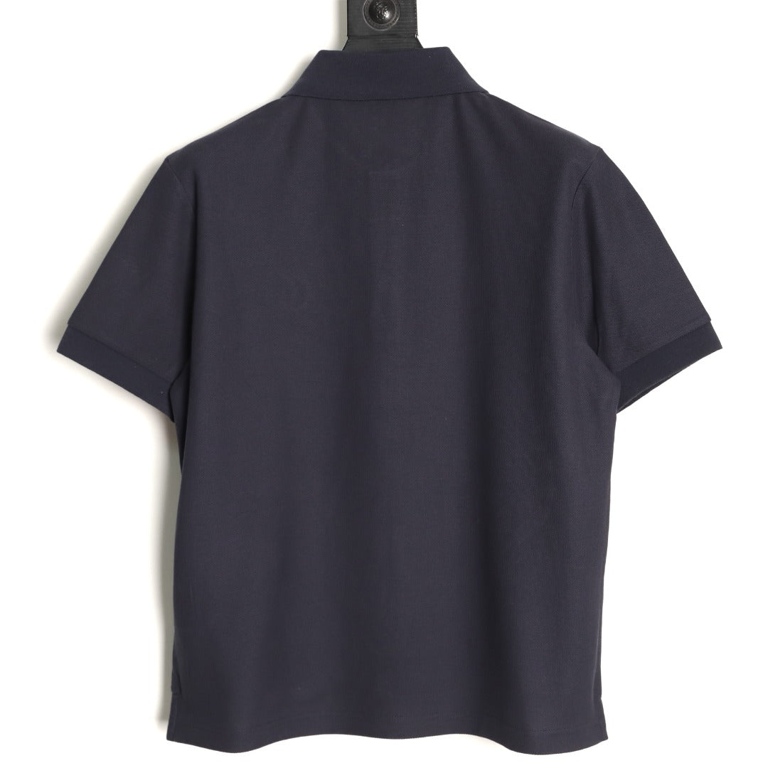 Gucci GG Embroidered Short-Sleeve Polo Shirt - Navy