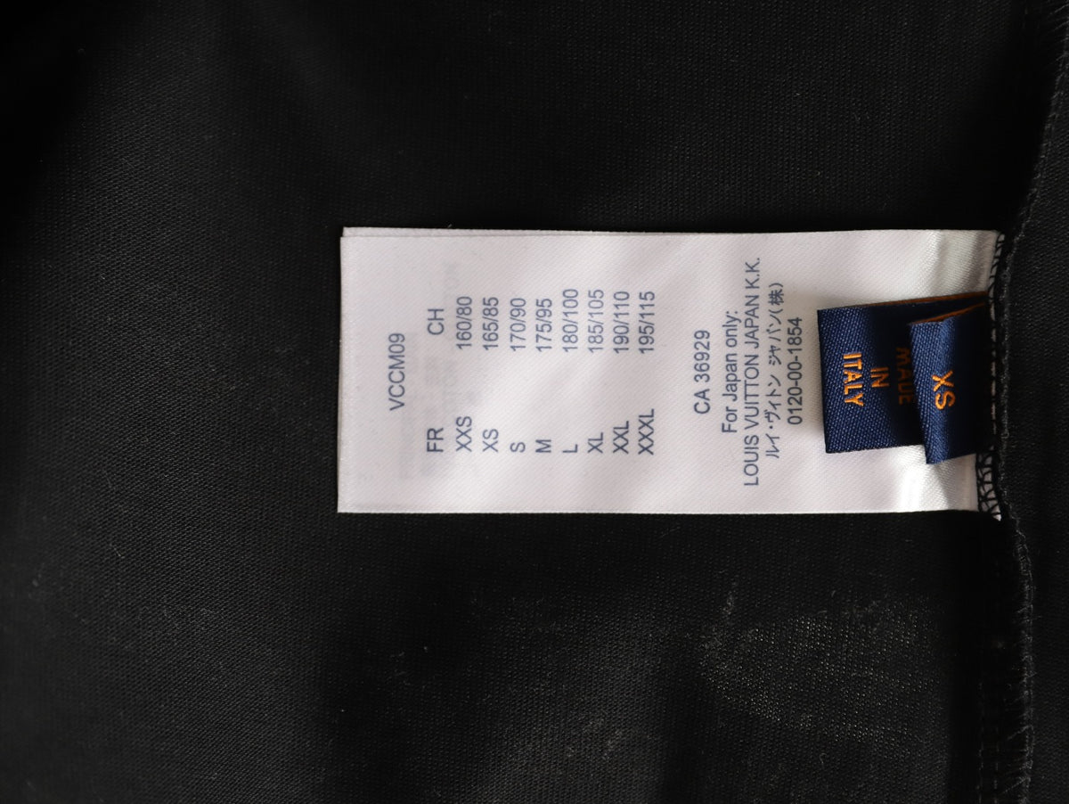 Louis Vuitton Dashed Cloud Logo Graphic T-Shirt - Black