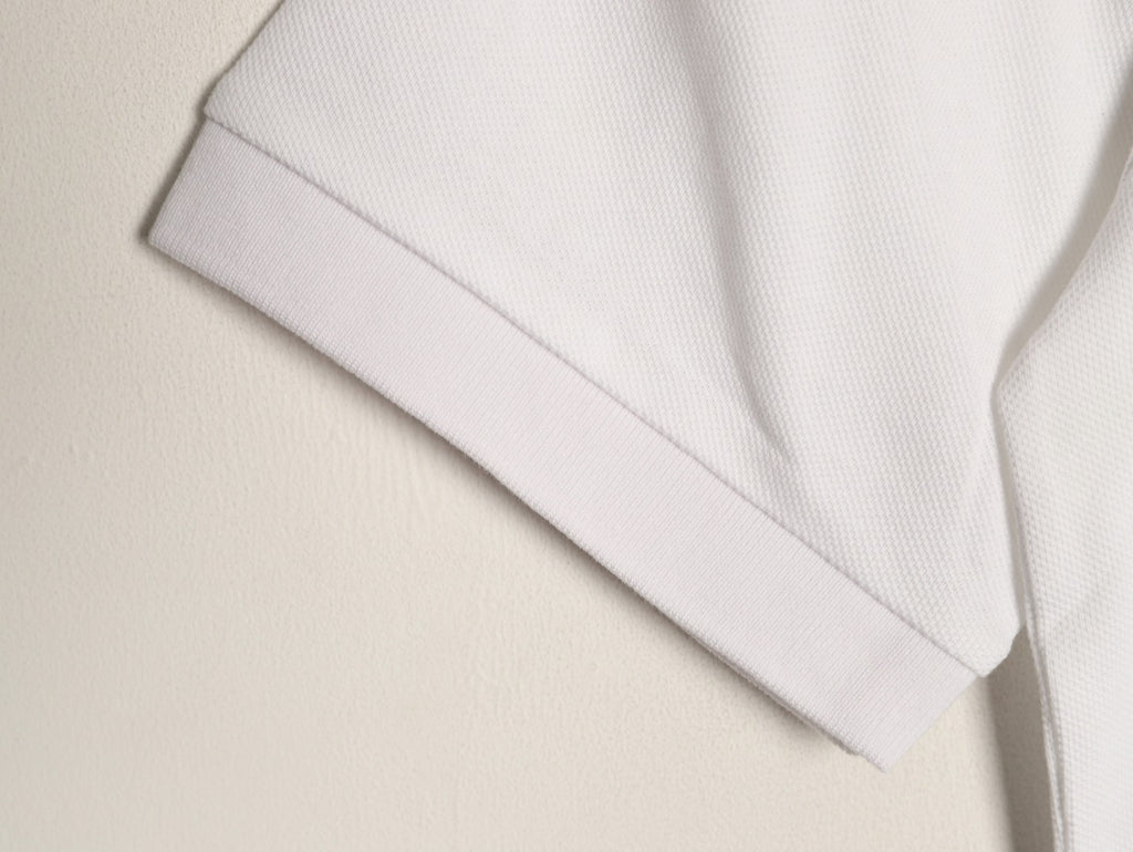 Louis Vuitton Classic Small-Logo Embroidered Polo - White