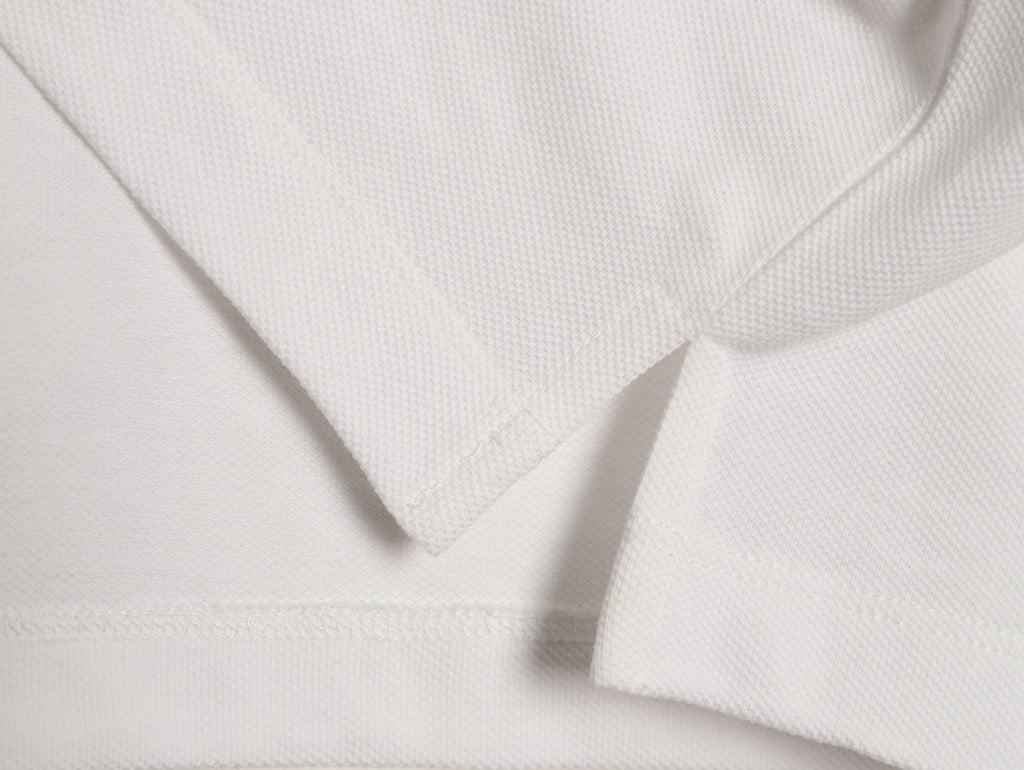 Louis Vuitton Classic Small-Logo Embroidered Polo - White