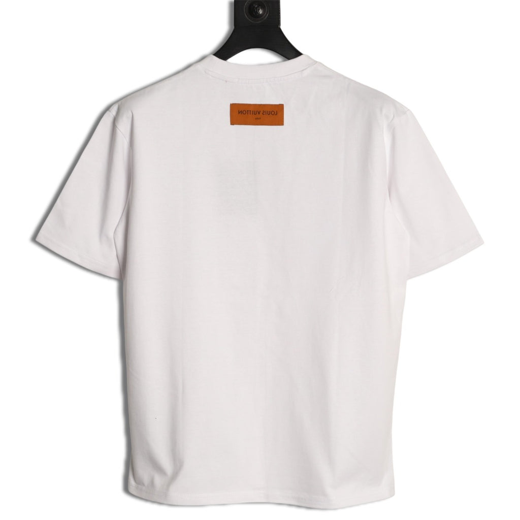 Louis Vuitton Astronaut Graphic Short-Sleeve T-Shirt - White