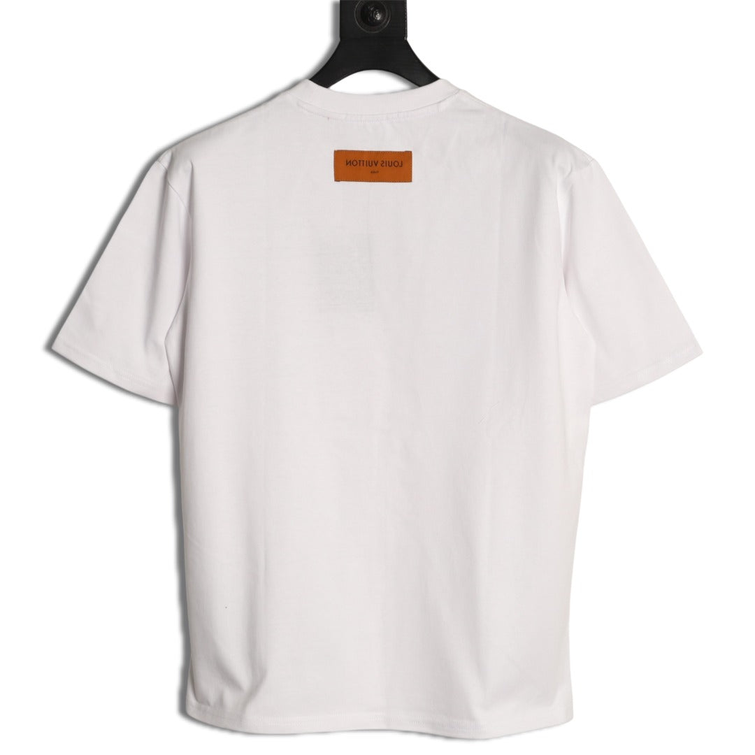 Louis Vuitton Astronaut Graphic Short-Sleeve T-Shirt - White